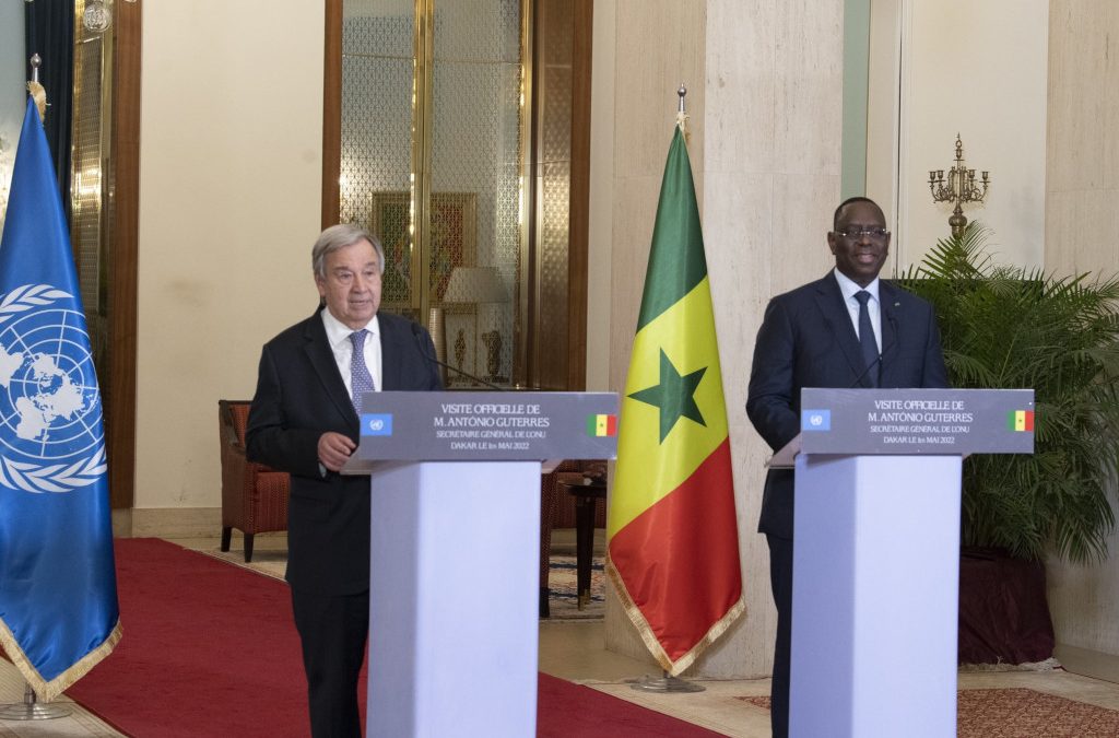 El Secretario General de la ONU visita Senegal