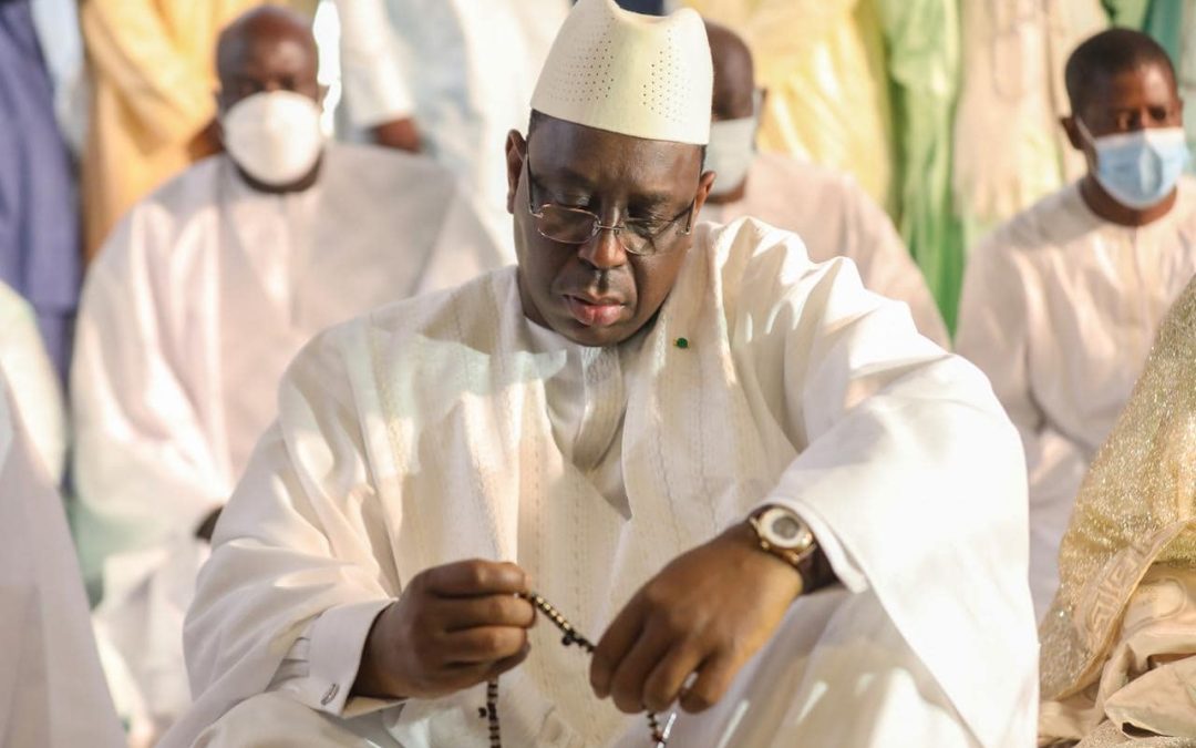 Le Chef de l’Etat à la Grande Mosquée de Dakar pour la prière de Tabaski 